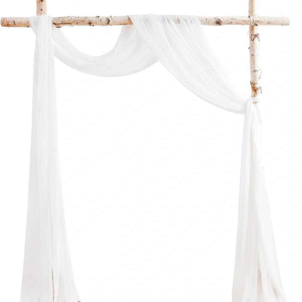 White Fabric Draping